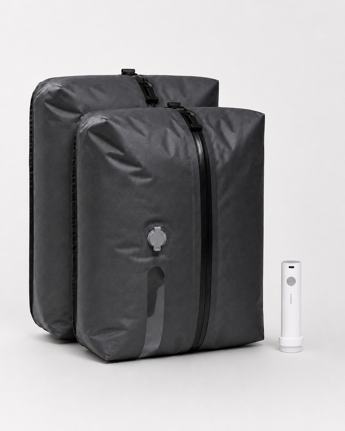 NAVOA compression bags and compact electric pump